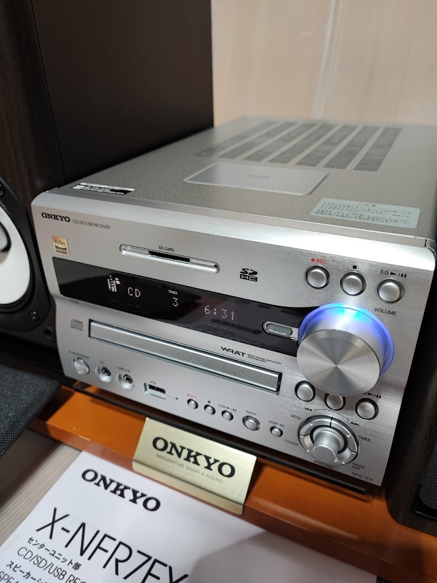 〓超美品〓 ONKYO X-NFR7FX(D) CD/SD/USBレシーバーシステム、ハイレゾ