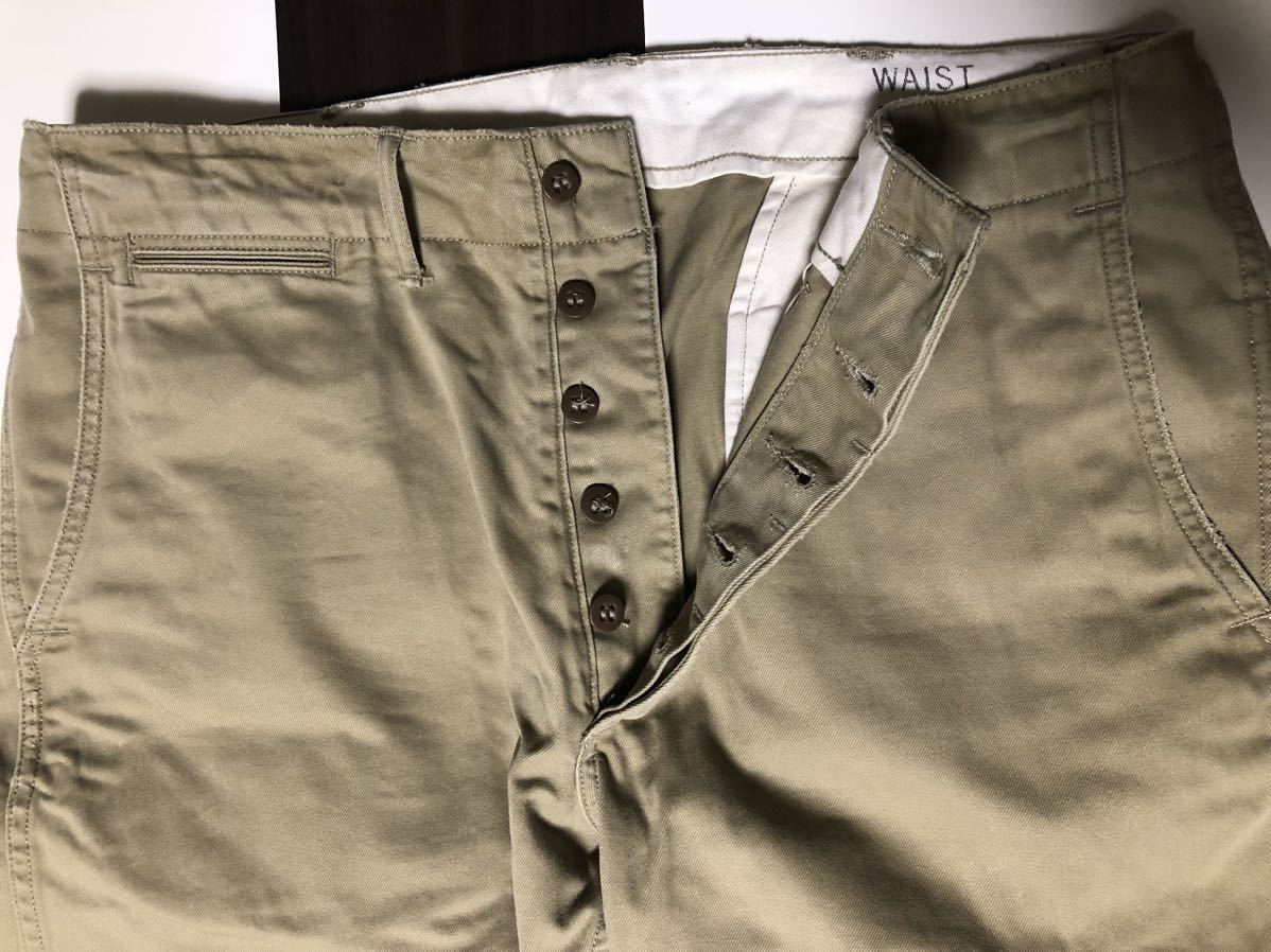 雰囲気抜群 RRL ツイル オフィサーズチノトラウザーズ 30×30 雰囲気