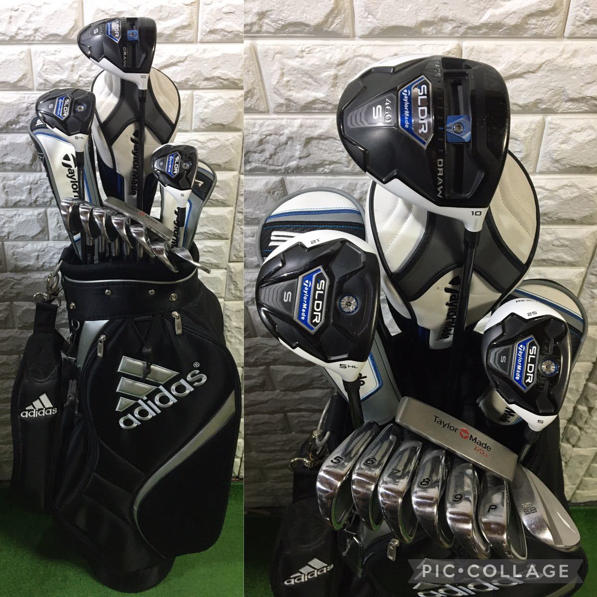 初心者〜オススメ人気のテーラメイドで揃えた豪華フルセット美品バッグ付き メンズ TaylorMade テーラーメイド ☆人気NO1テーラーメイドで揃えた豪華フルセット☆初心者 ゴルフ - 初心者〜オススメ人気のテーラメイドで揃えた豪華フルセット美品バッグ付き メンズ TaylorMade テーラーメイド ☆人気NO1テーラーメイドで揃えた豪華フルセット☆初心者 ゴルフ -