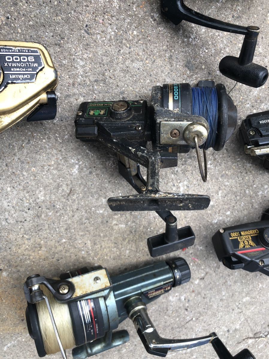 Abu・ダイワ・RYOBI 等15個まとめ☆ジャンク品☆Y45 Abu・ダイワ