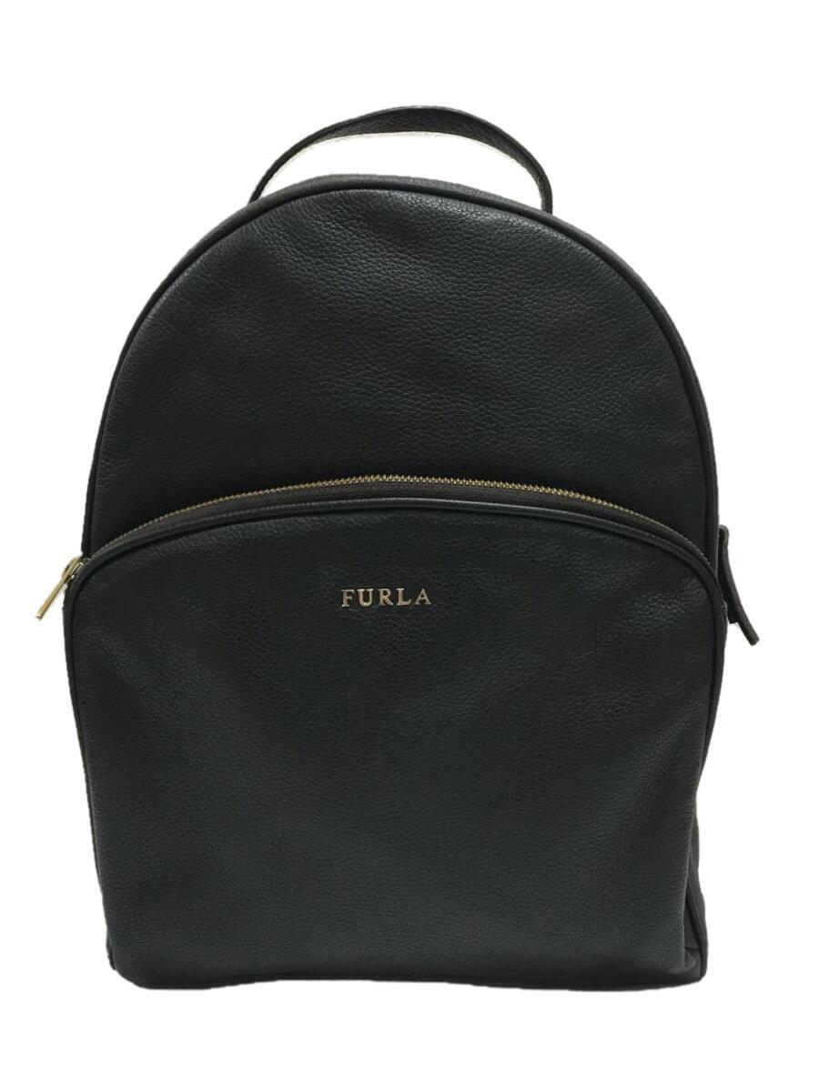 フルラ FURLA リュック レザー 革 薄 黒 パイパー 希少 レア フルラ FURLA リュック レザー 革 薄 黒 パイパー 希少 レア Furla