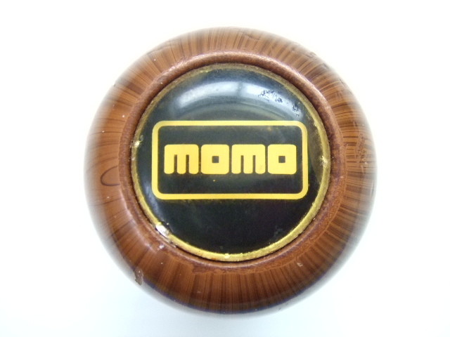 当時物 中古 極細 3cm モモ 10×1.25 ロング ウッド シフトノブ momo 旧