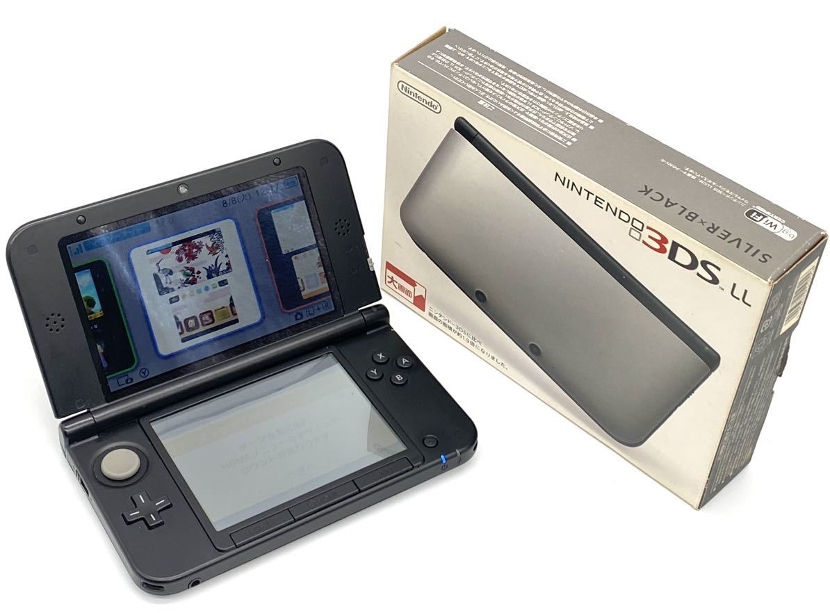 3DS Nintendo LL Ship from MINTNINTENDO NINTENDO 3DS LL SILVER x