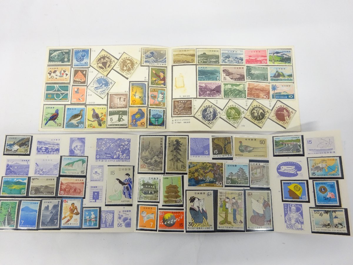 1円～ おたからや◇G0316 未使用日本切手 アルバム入り2冊 バラ