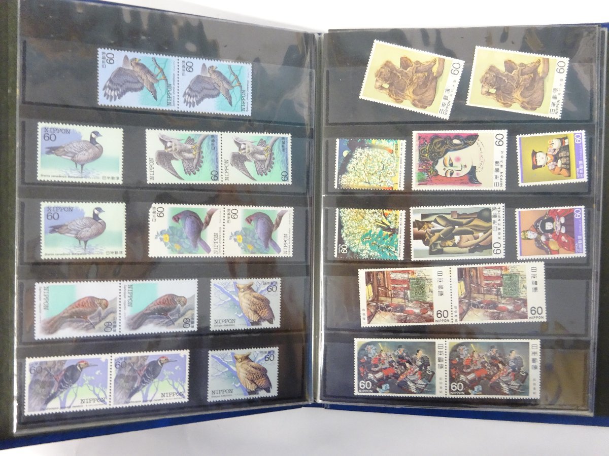 1円～ おたからや◇G0316 未使用日本切手 アルバム入り2冊 バラ