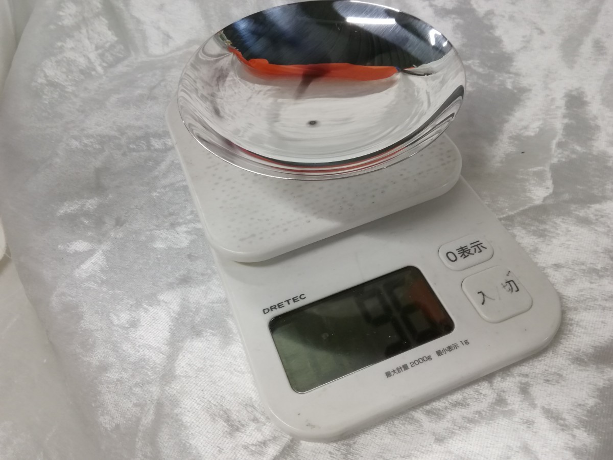 g_t G991 ☆純銀 盃 杯酒器 純銀刻印 総重量 約96g 直径10.5cm/高さ3.6 