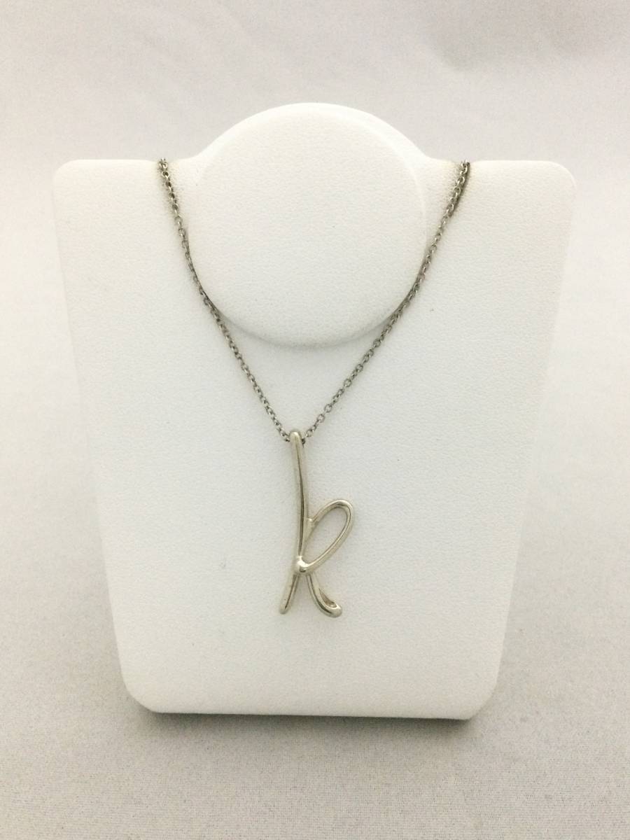 ティファニー イニシャルネックレス K シルバー ティファニー SV925