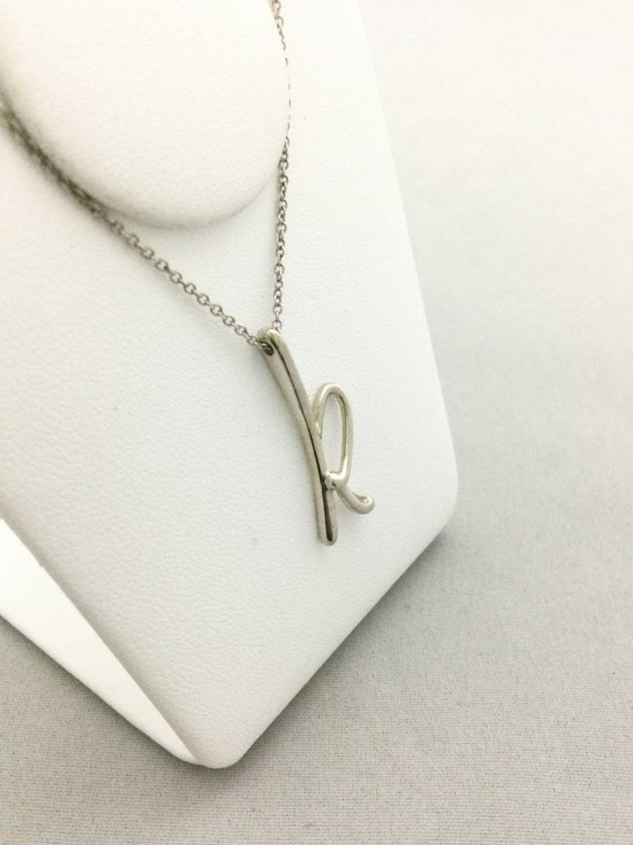 ☆ノリック☆様　極美品✨️　ティファニー　イニシャル　k　ネックレス 925 シ TIFFANY&Co. ティファニー イニシャル K ネックレス シルバー