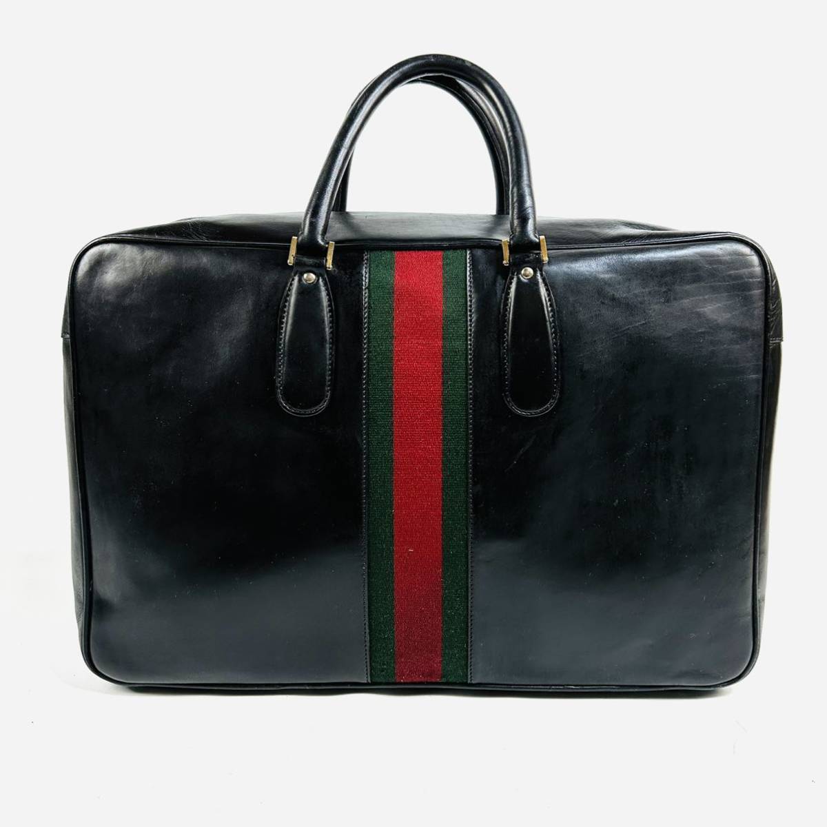 希少品】GUCCI オールド グッチ ヴィンテージ シェリー ライン レザー 