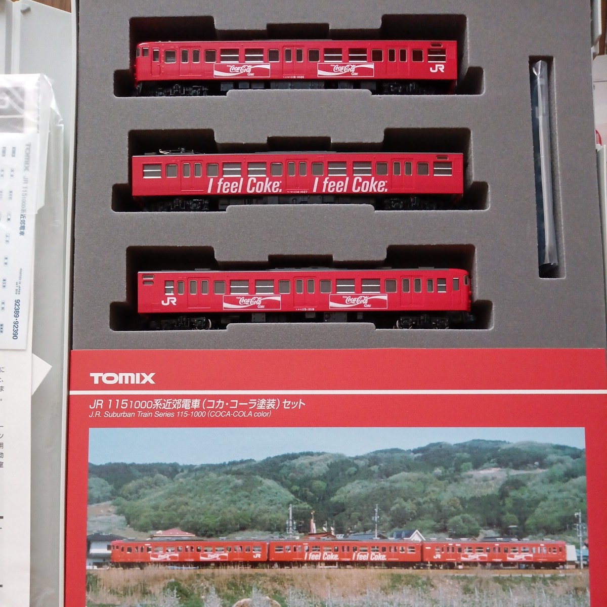 TOMIX JR 0 115系1000番台 コカ・コーラ塗装 1000系 近郊電車 1 鉄道