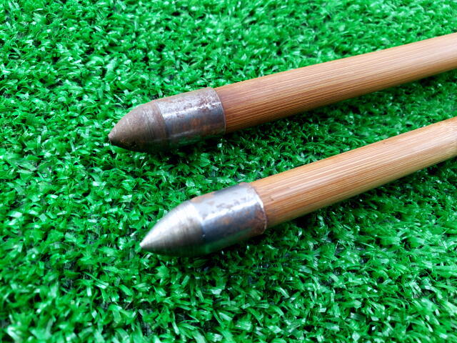 弓道 矢と矢筒のセット 弓具 弓矢 矢羽根 竹矢 竹弓(弓道)｜売買された