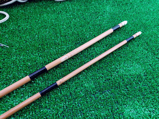 弓道 矢と矢筒のセット 弓具 弓矢 矢羽根 竹矢 竹弓(弓道)｜売買された