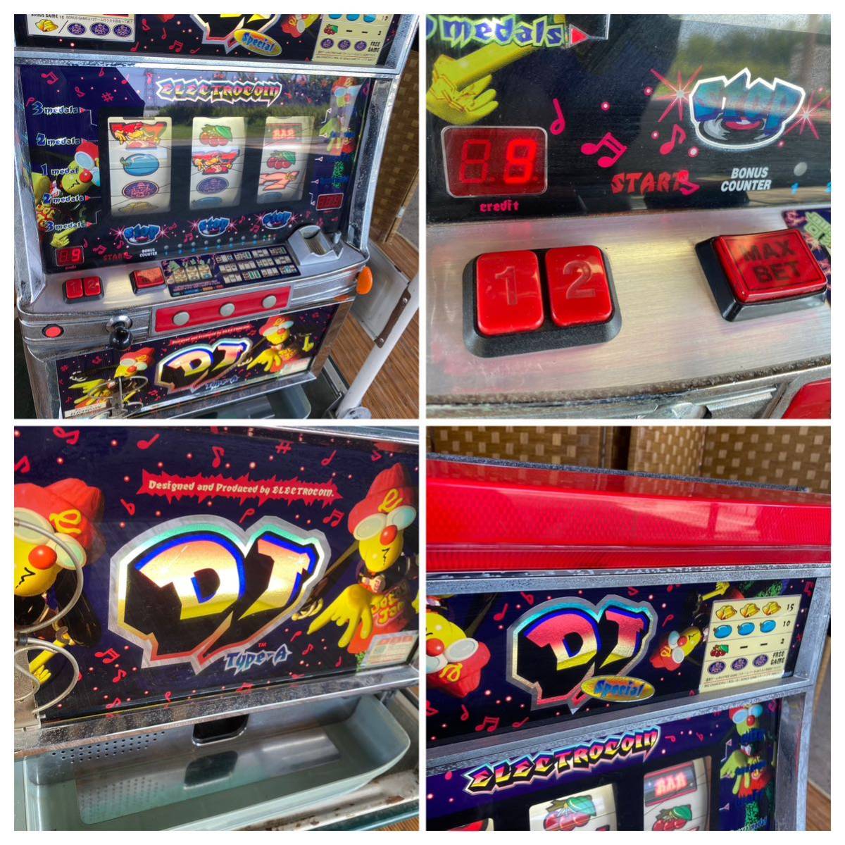 ◇レトロ DJ ディージェー パチスロ 実機 エレクトロコインジャパン