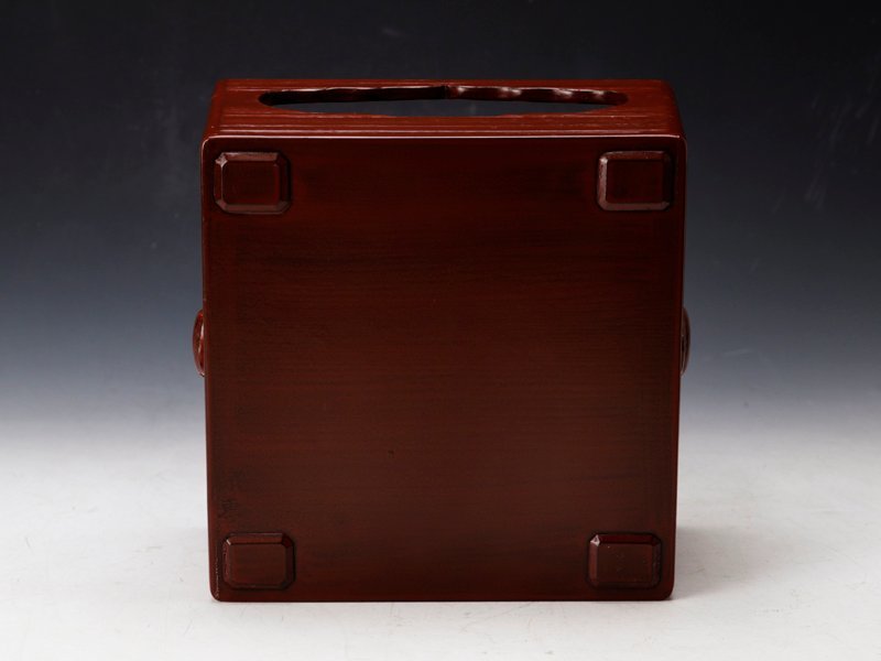 古美味】海田宗恵 玄々斎好 香狭間透莨盆 茶道具 保証品 J6Sk 工芸品