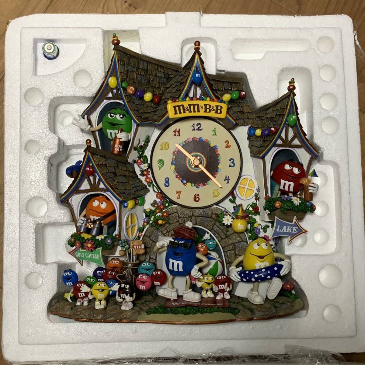 ダンバリーミント m&m''s 置時計 「ベッド & ブレックファスト