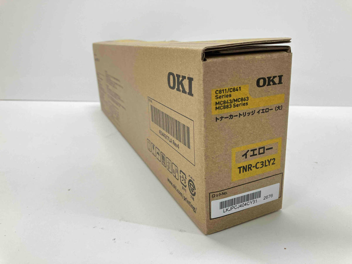 OKI TNR-C3LY2 イエロー 大容量 トナーカートリッジ 国内リサイクル品 リサイクルトナー通販テクノマート OKI TNR-C3LY2　トナーカートリッジ　イエロー（大）