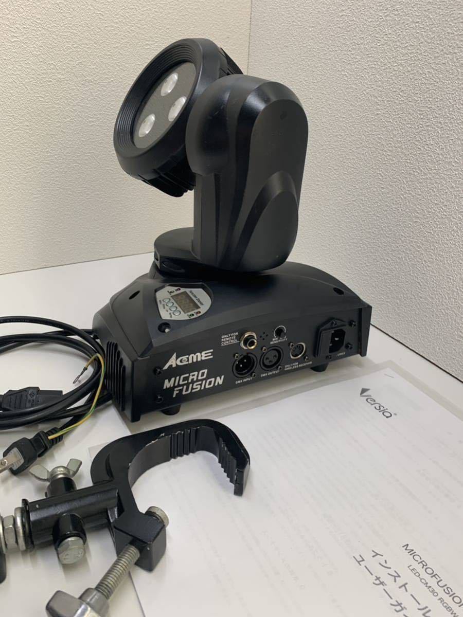 ACME アクミー MICRO FUSION 舞台照明 ムービングライト CM-30 RGBW 