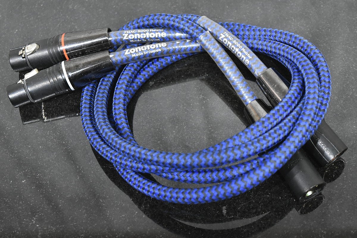 送料無料!!】☆ Zonotone 7NAC-5000 Meister XLRケーブル 1.0m ペア ☆