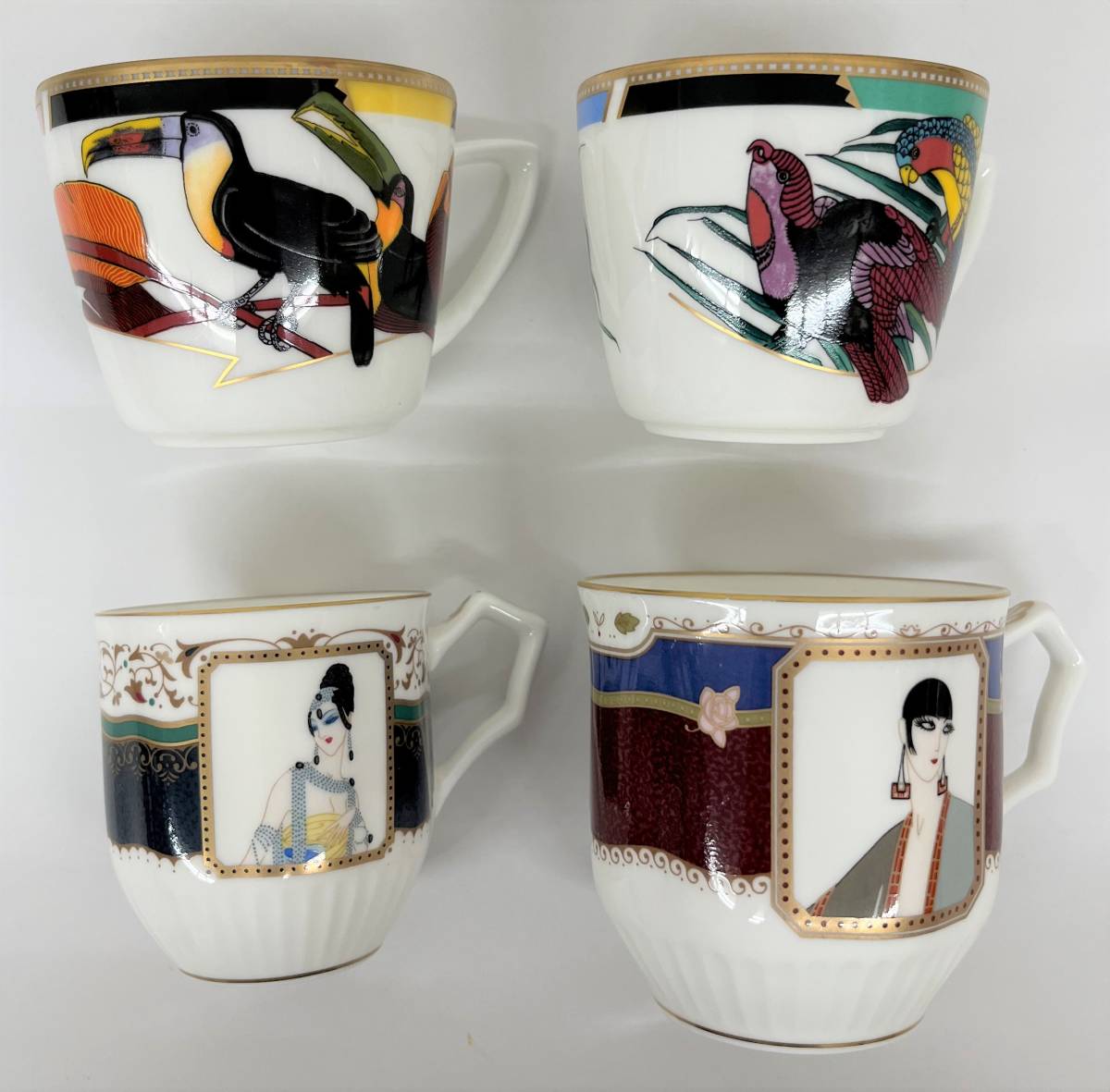 資生堂 SHISEIDO 花椿CLUB BONE CHINA 1990 ESPRIT D'ERTE コーヒー