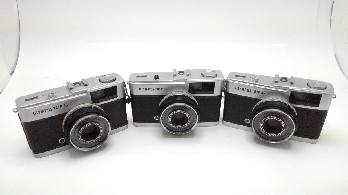 ★ハローカメラ★6041 オリンパス /OLYMPUS TRIP35【全3台セット】 現状 要清掃 要修理 ジャンク 1円スタート 即決有り