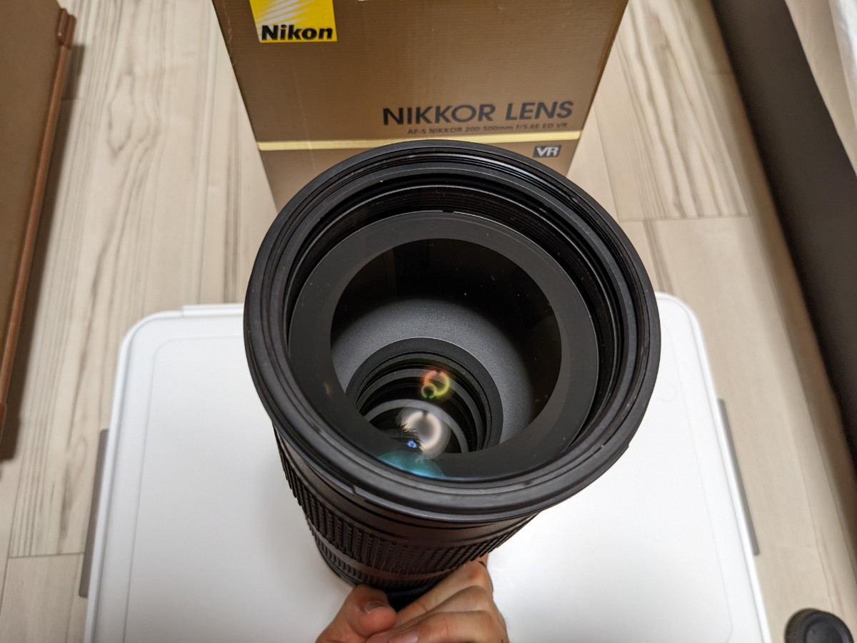 美品】Nikon AF-S NIKKOR 200-500mm f5.6E ED VR 超望遠レンズ 保護