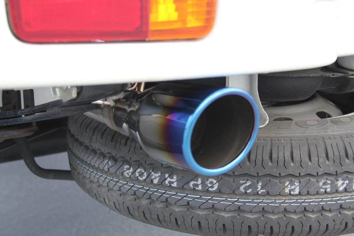 Bluefin (ブルーフィン) ダイハツ ハイゼット (S200P/S210P) 車マフラー (O2センサー対応) ステンレス ブルーカラー V-401-218
