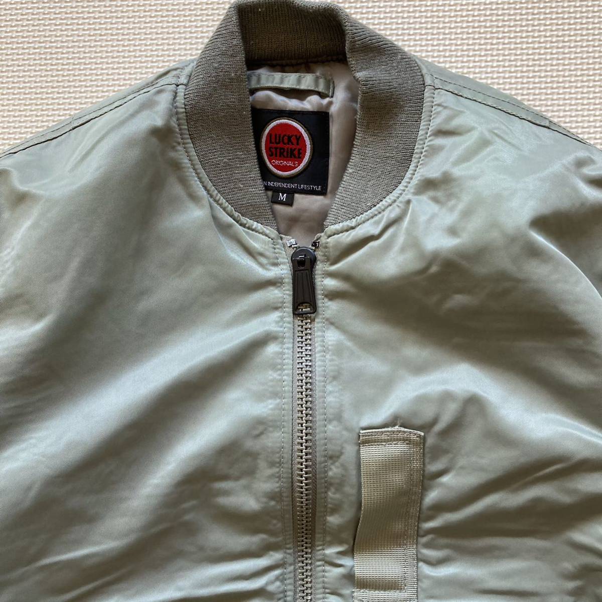 LUCKY STRIKE ラッキーストライク MA1 フライトジャケット M(Mサイズ