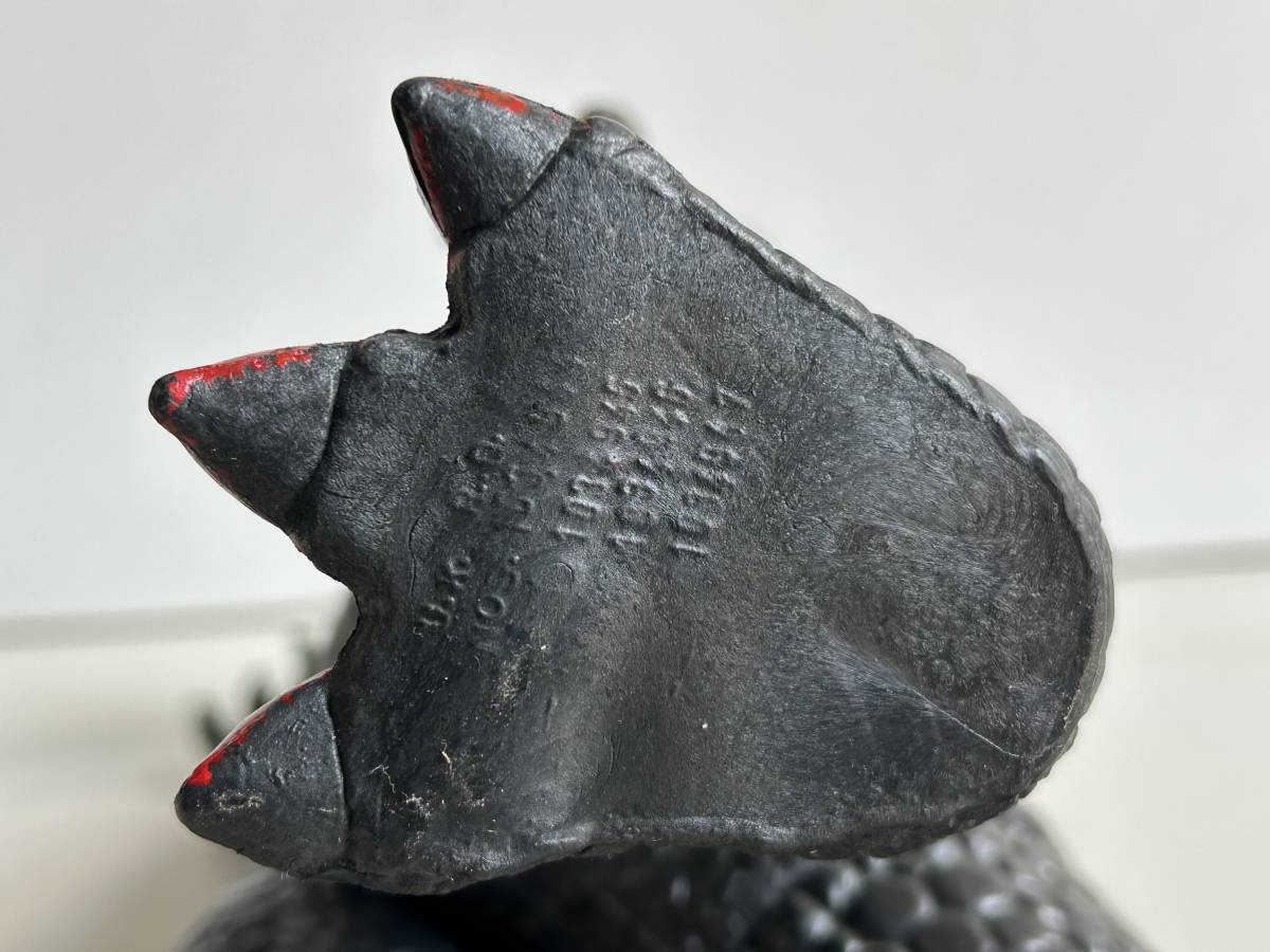 ④j226 DORMEI ゴジラ風人形 1986 無版権 パチモノ 珍品 ソフビ 人形