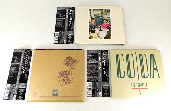 レッド・ツェッペリン LED ZEPPELIN [CD] 3タイトルセット 紙ジャケット仕様 リマスターデラックス・エディション「プレゼンス/コーダ/他」