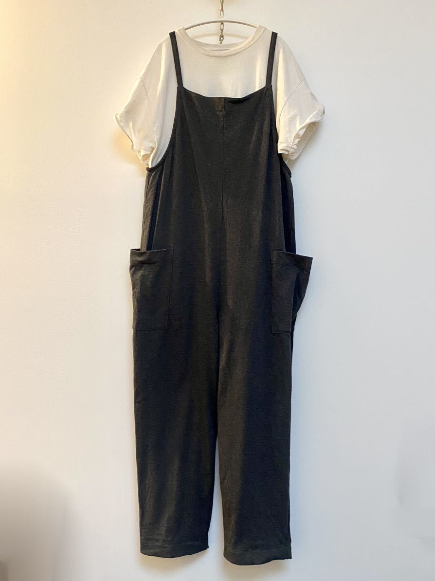 ジャーナルスタンダードラックス リネンボーダーキャミサロペット