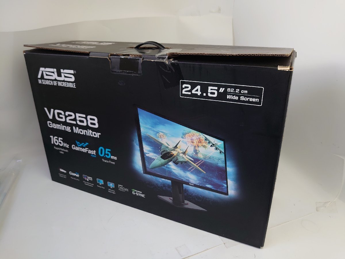 ASUS 24.5インチ vg258 本体 ゲーミングモニター [新古/外装あり]ASUS VG258QR-R 24.5 0.5 ms(最小