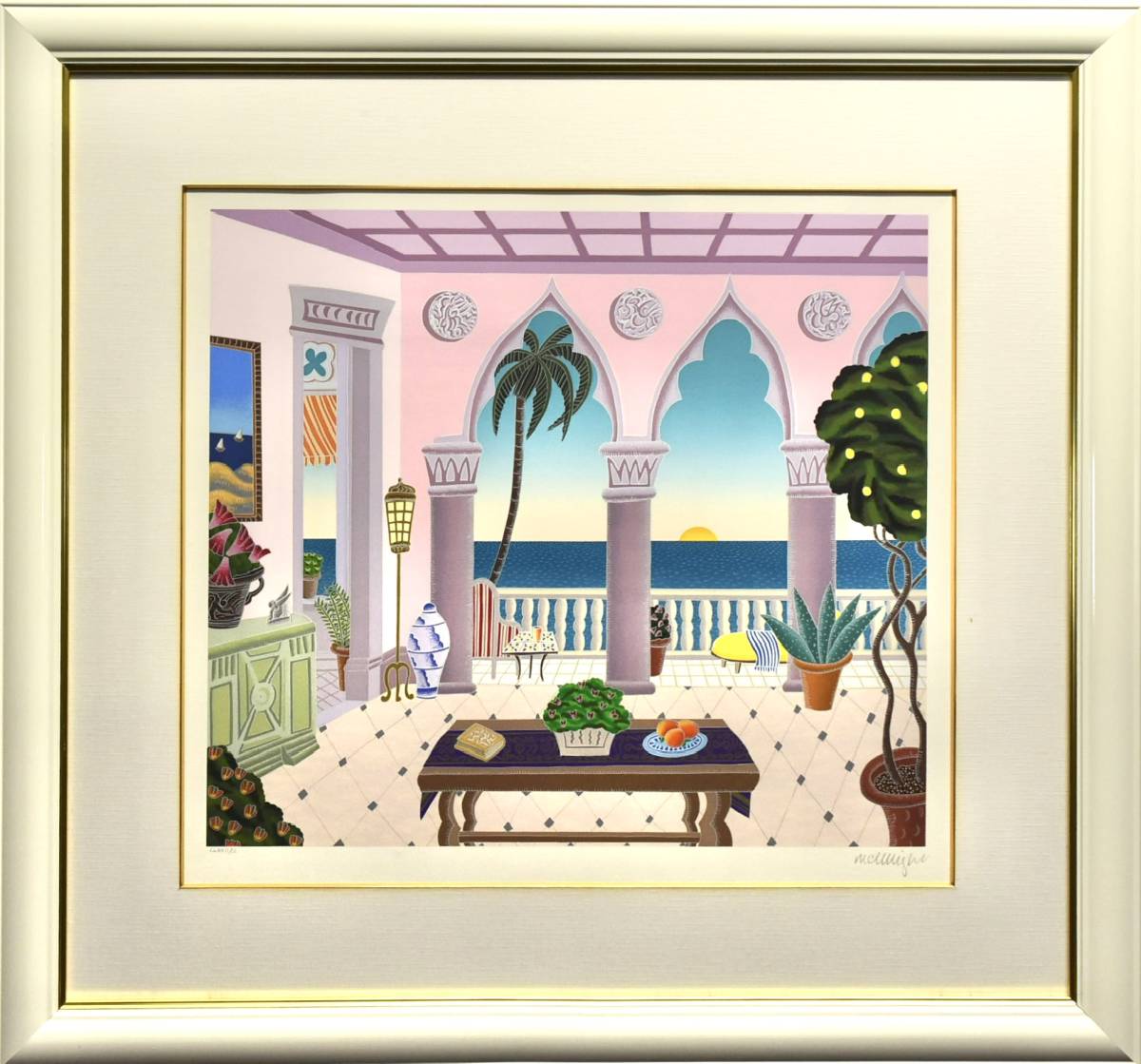 トーマス・マックナイト 作『リトグラフ （MNo.584）【真作】 トーマス