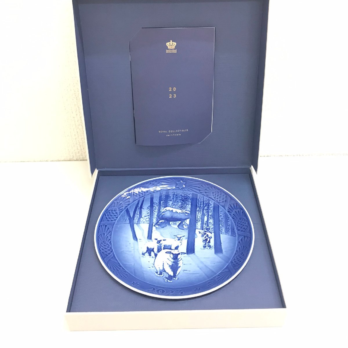 中古極美品 ロイヤルコペンハーゲン イヤープレート 2023年版  