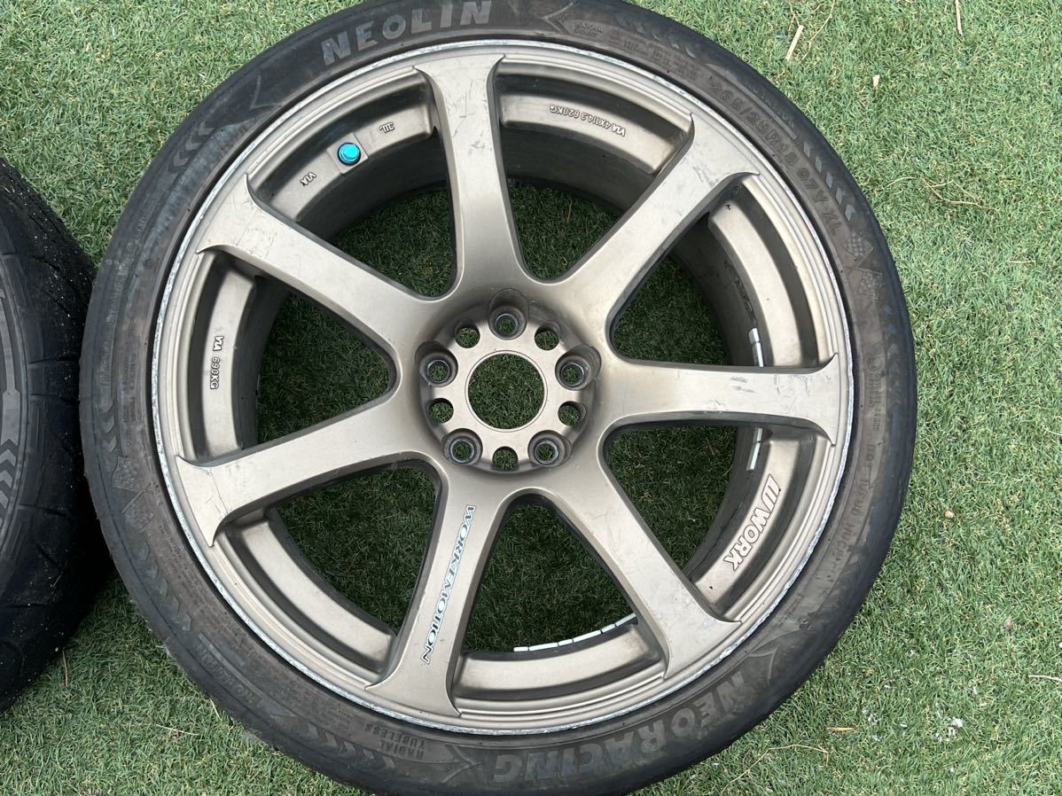 WORK EMOTION XT7 18インチ 8.5j 114.3 +46 2本2025年最新】Yahoo 