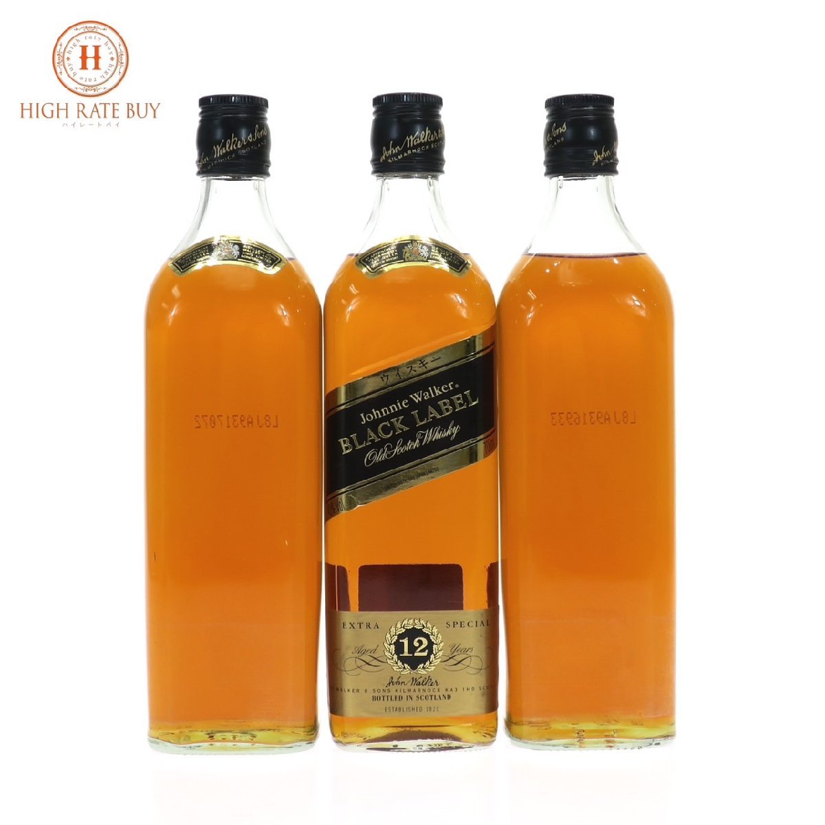 1円スタート 未開栓 酒 3点セット JOHNNIE WALKER ジョニーウォーカー