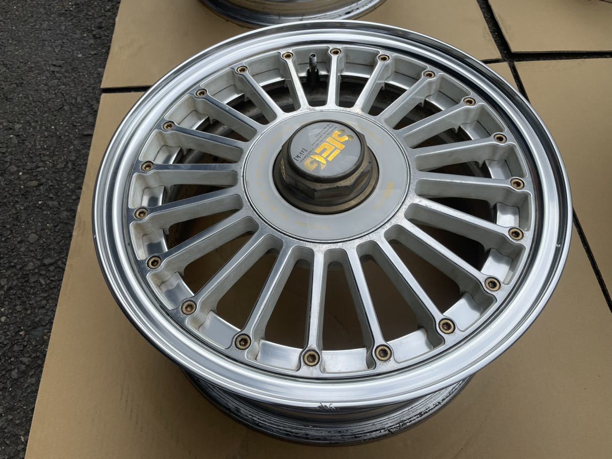 BRIDGESTONE SIEG 14×6J +38 4穴 pcd:100/114.3 4本 旧車