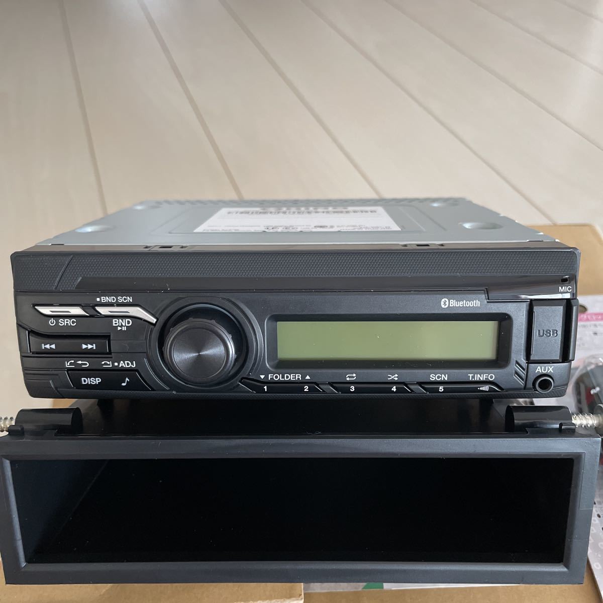 1DIN 日野 純正 オーディオ USB AUX 18ピン トヨタ ダイナ 新車外し