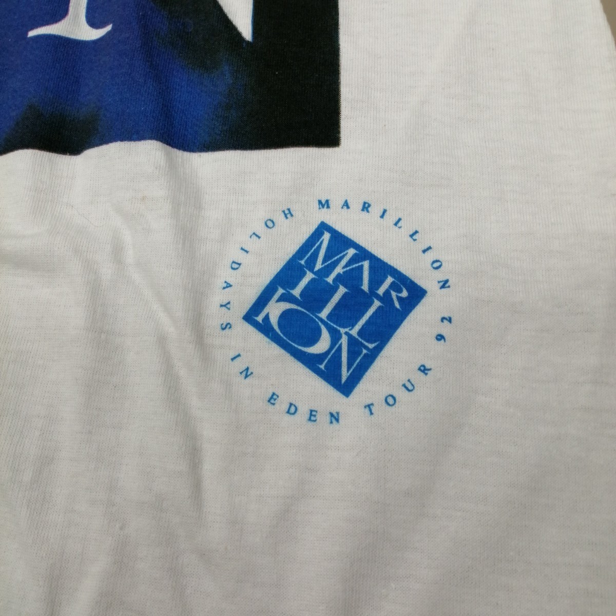 C08 バンドTシャツ　マリリオン　 ヴィンテージ　MARILLION radiation tour 1998 C08 バンドTシャツ マリリオン ヴィンテージ 白 MARILLION holidays