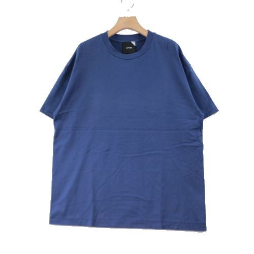 ATON エイトン SUVIN 60/2 OVERSIZED T-SHIRT オーバーサイズ SS Tシャツ 04 ブルー