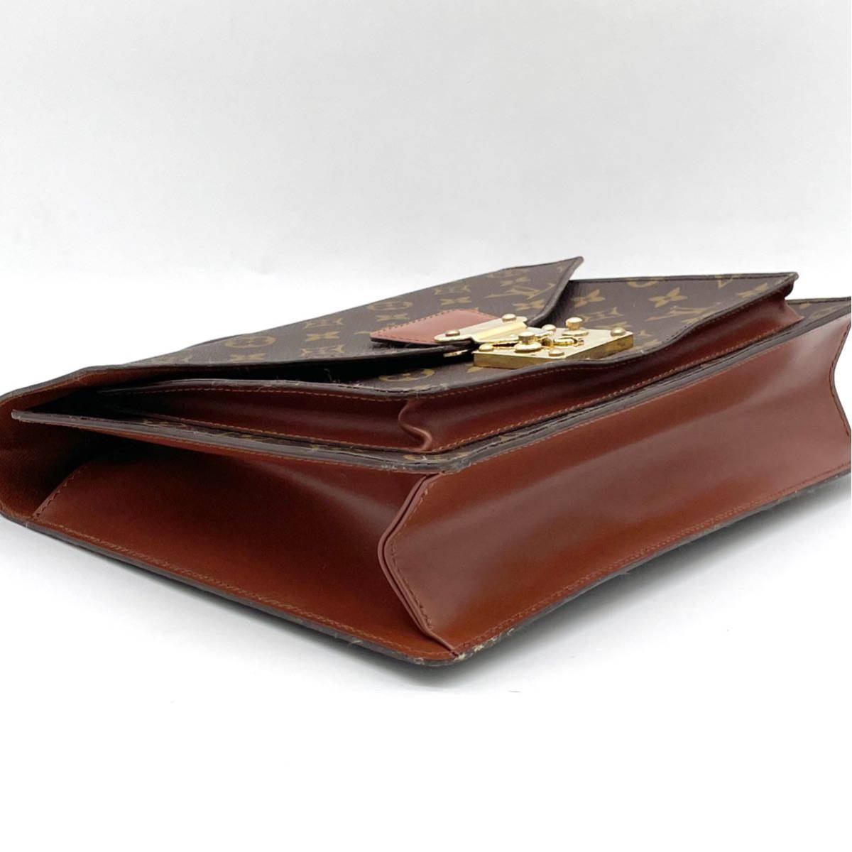 1円 極美品 LOUIS VUITTON ルイヴィトン モノグラム モンソー 2way 