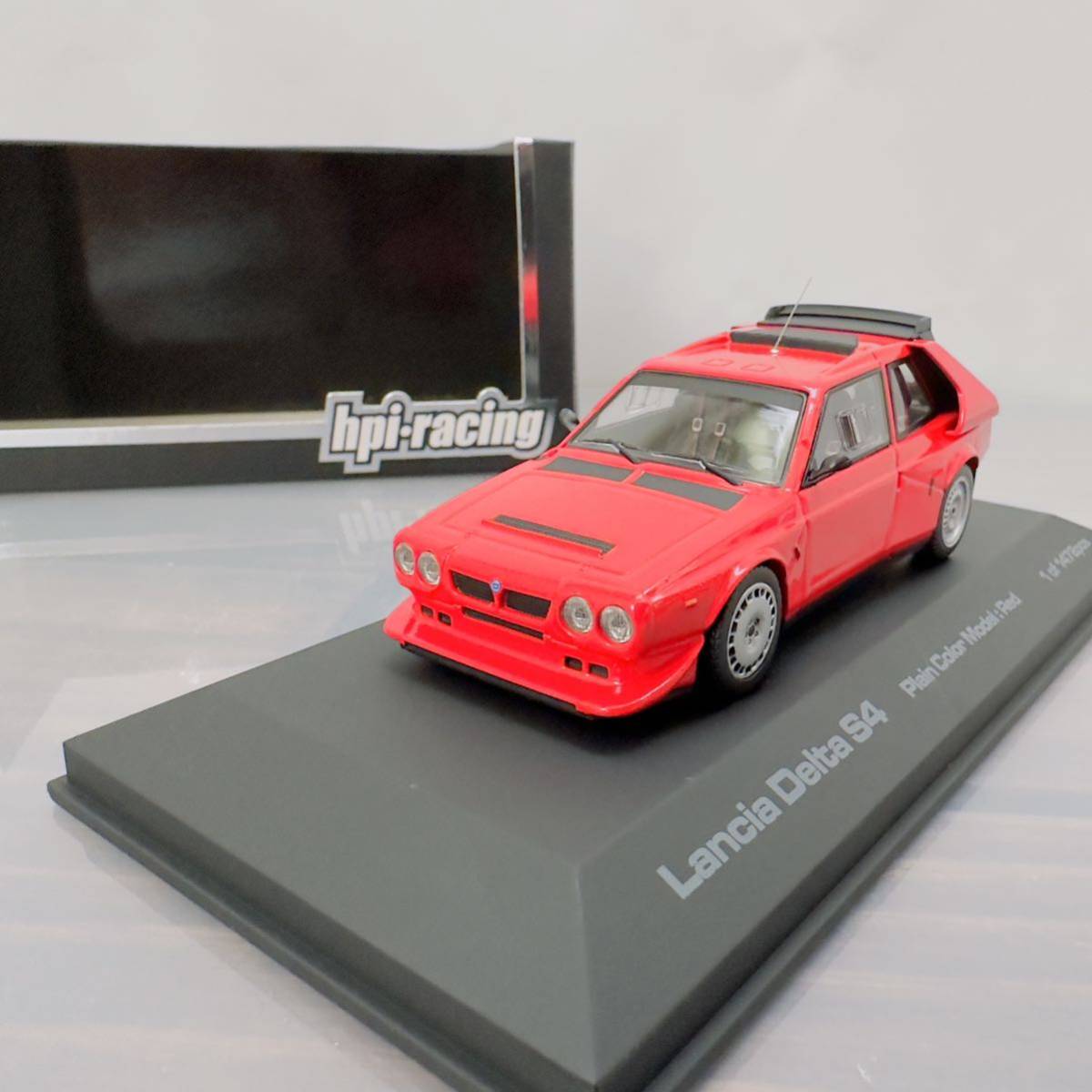 HPI 1/43 ランチア デルタ S4 プレーンカラーモデル レッド 969