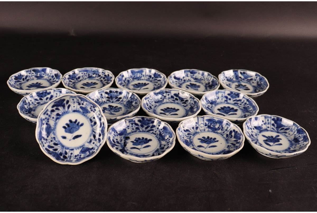 美術品・アンティーク・コレクション 骨董 染付 花瓶 徳利 8本お纏めセット