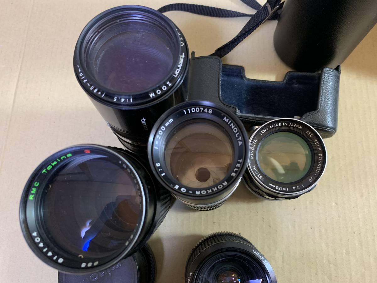 ミノルタ MINOLTA SR-1/SRT Super/XD/カメラ レンズ 大量 まとめて