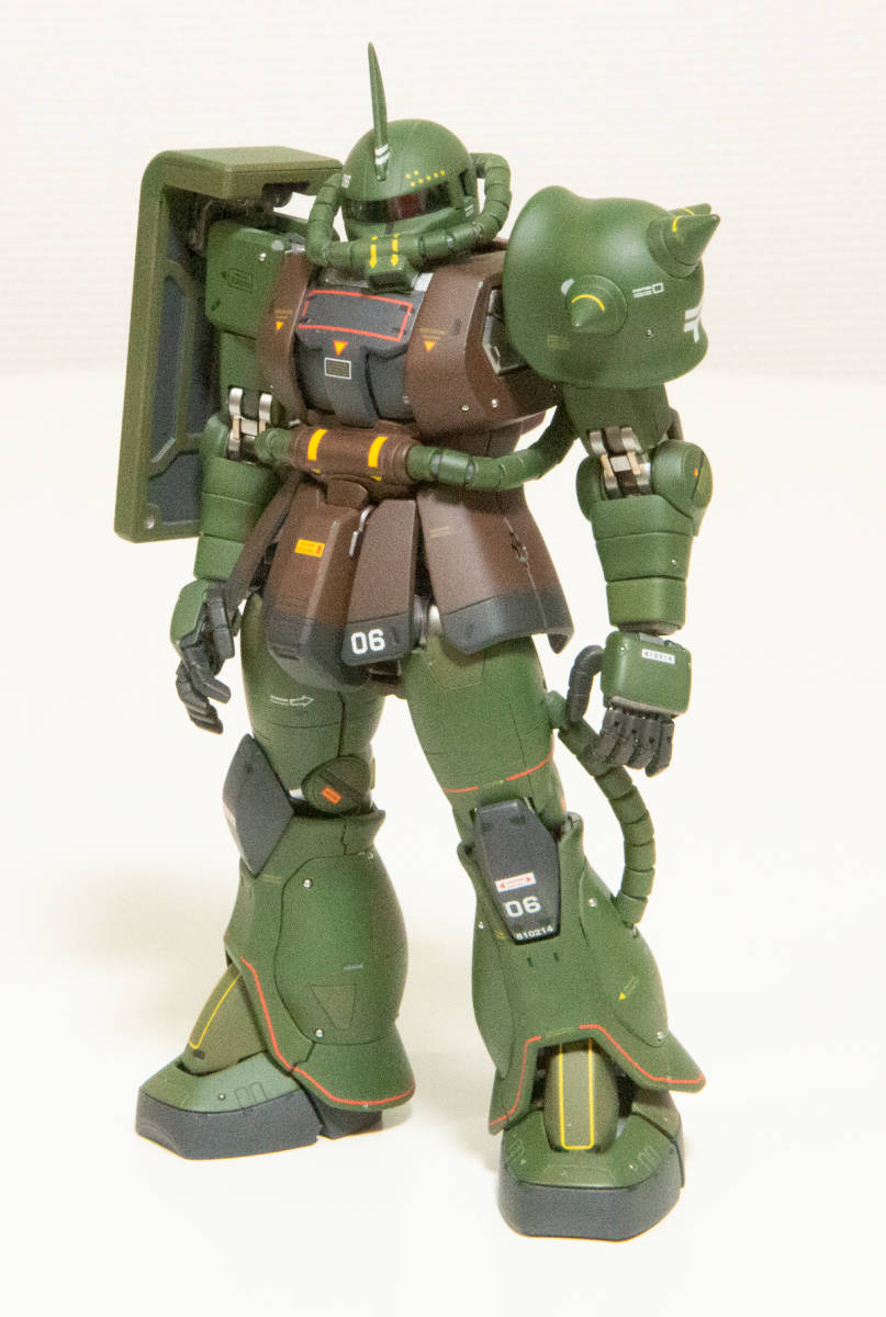 MG MS-06J ザク Ver.2.0 リアルタイプカラー 塗装改修済み完成品の入札 