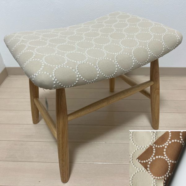 ミナペルホネン dop タンバリン スクエア スツール 【エクリュ】オットマン ミナペルホネン dop タンバリン スクエア スツール 【エクリュ