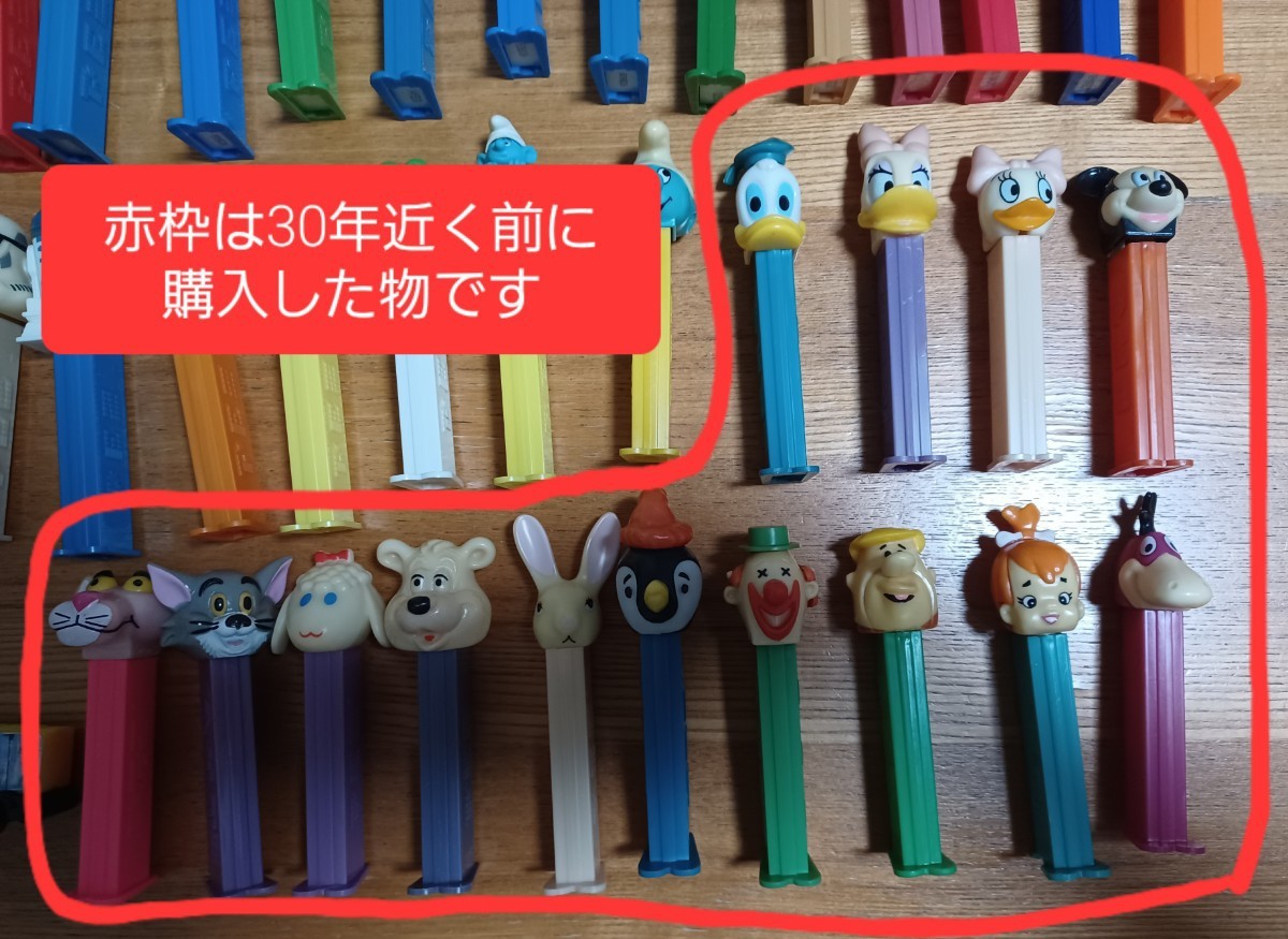 ペッツ PEZ 大量 まとめて 30年くらい前の物から現代のものまでまとめ 