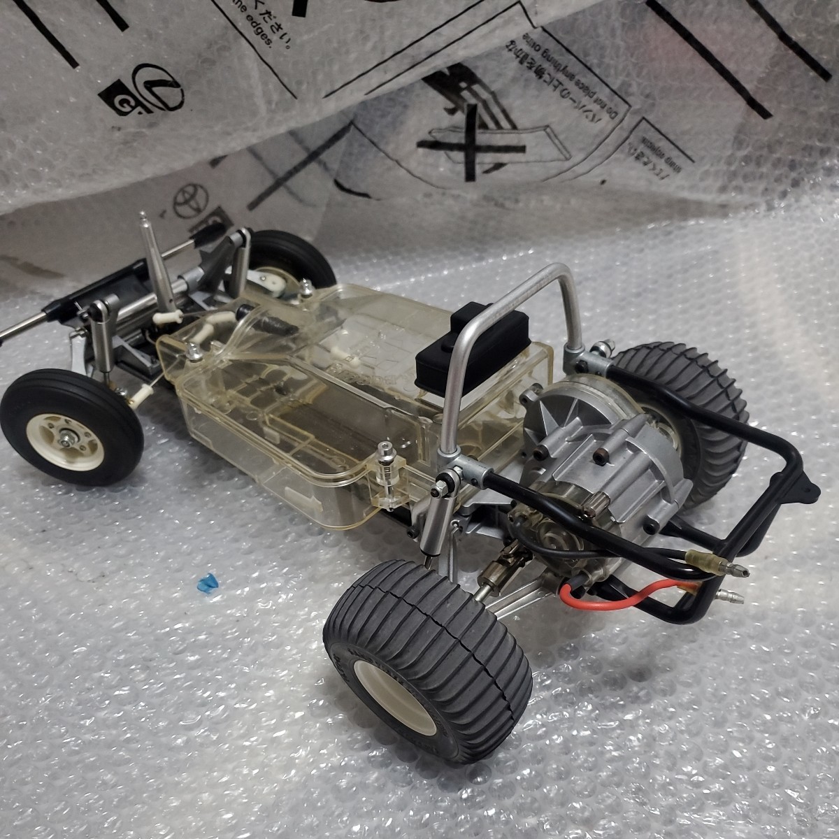 【未走行】タミヤ ワーゲンオフローダー グラホシャーシ改 ESC、サーボ付 未走行】タミヤ ワーゲンオフローダー グラホシャーシ改 ESC、サーボ付