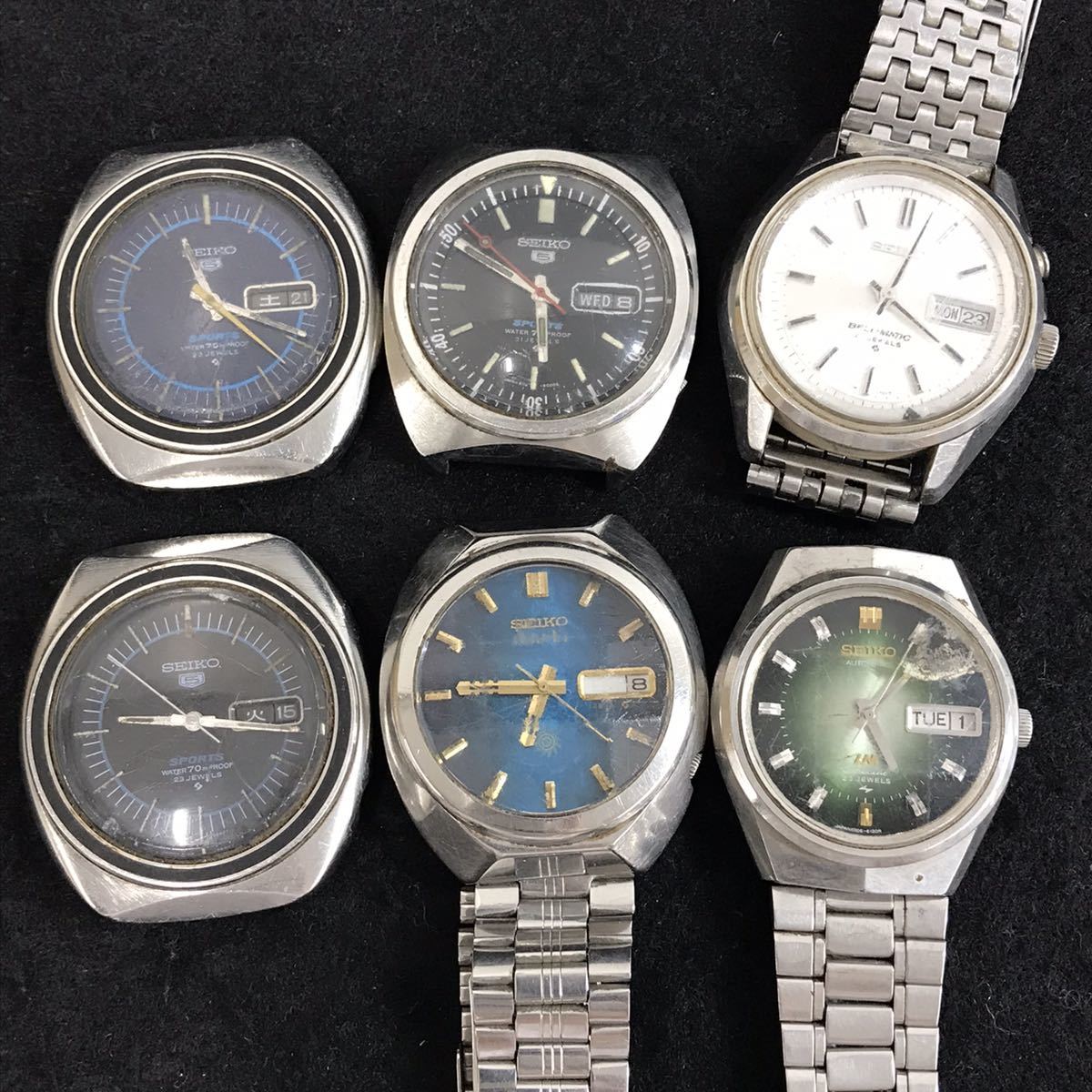 ☆62890N-4 セイコー SEIKO 5 ロードマチック スポーツ 6本まとめ売り