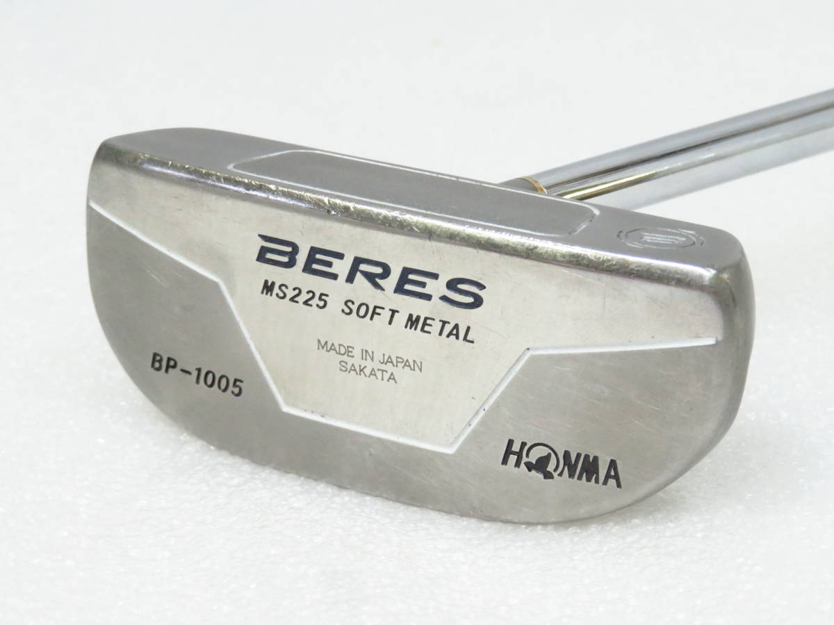 送料込み HONMA/本間ゴルフ BERES MS225 SOFT METAL BP-1005 パター / ゴルフ用品