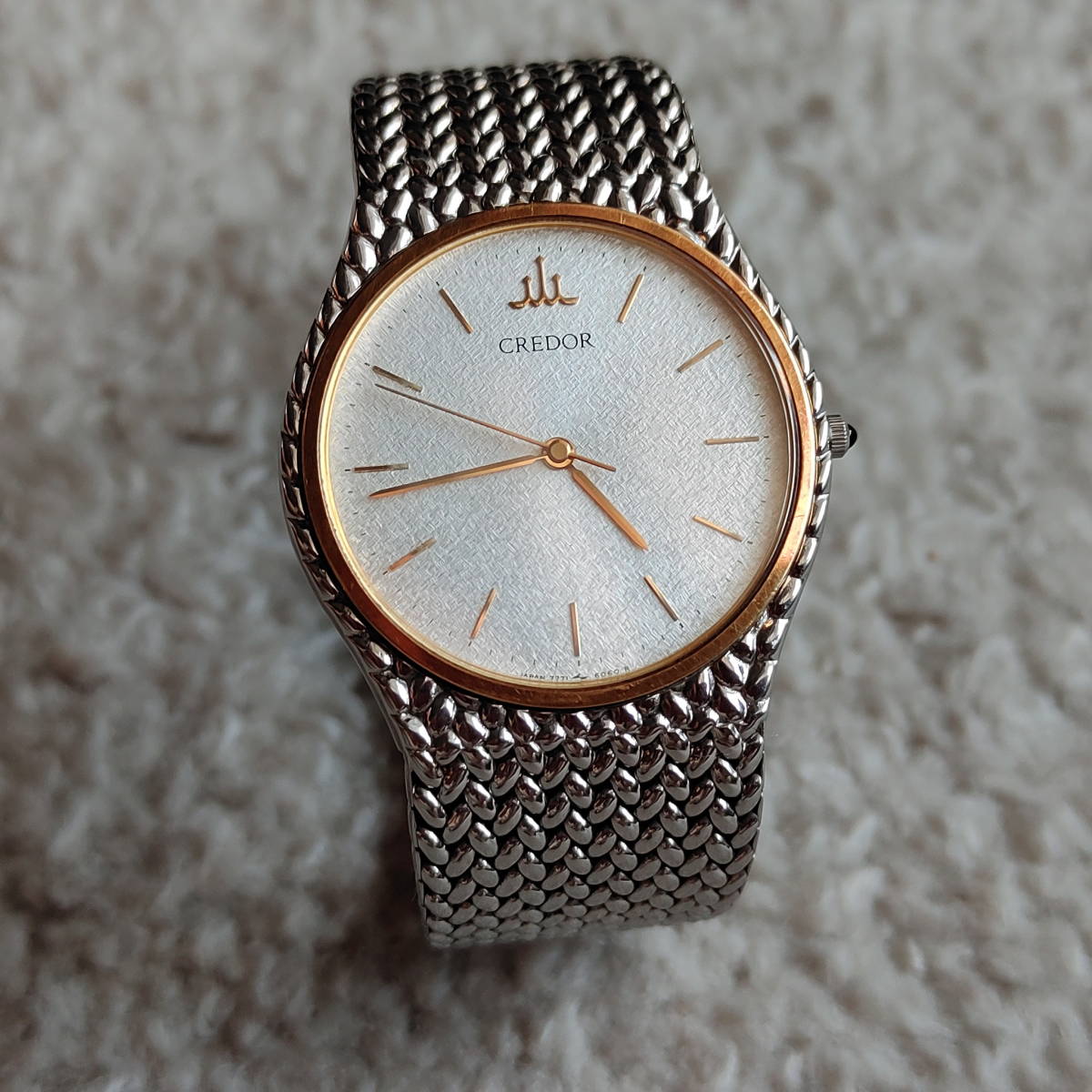稼働品 美品 SEIKO CREDOR セイコー クレドール メンズ 腕時計 